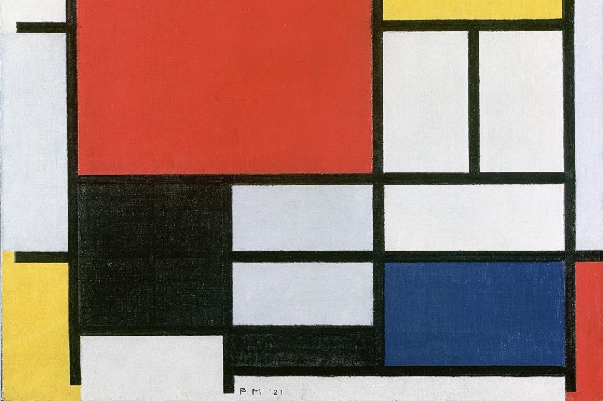 geometric shapes in famous art