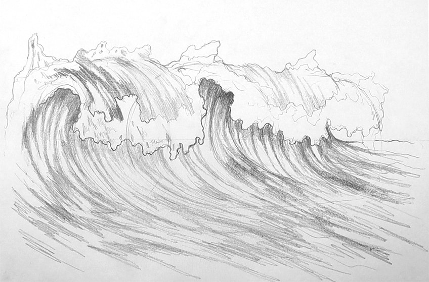 exciting wave drawing 13