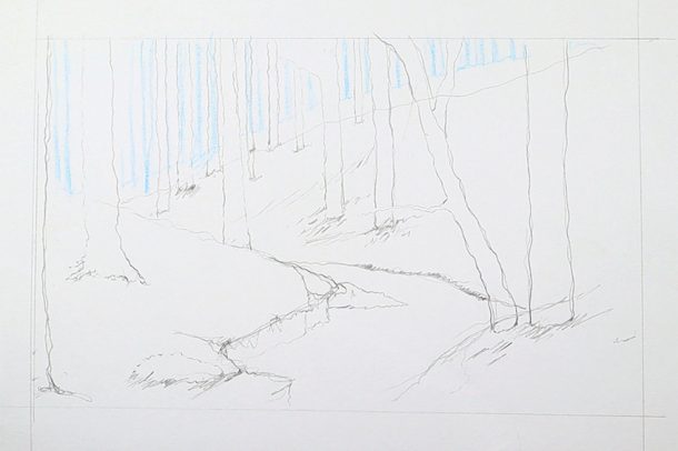 How to Draw a Forest - Step-by-Step Drawing Tutorial