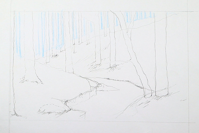 forest drawing 07