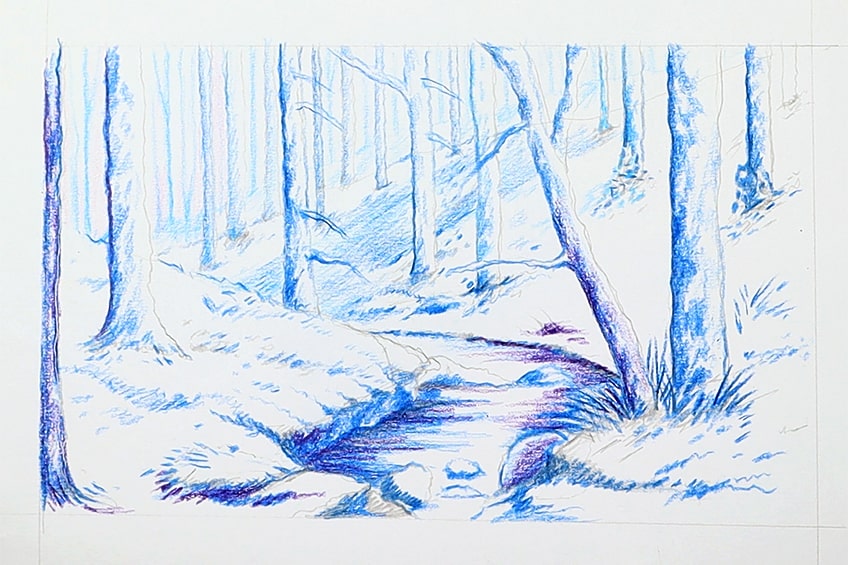 forest drawing 19