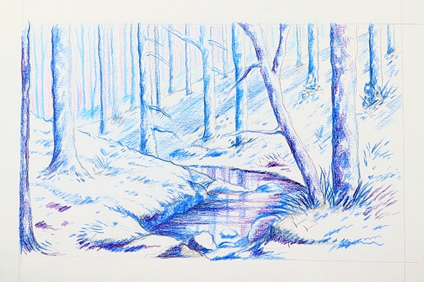 forest drawing 21