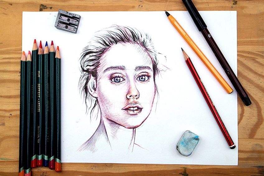 22 Cool Girl Drawing Ideas and References - Beautiful Dawn Designs