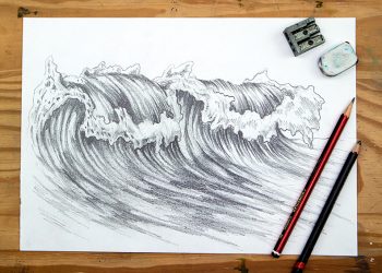 how to draw waves