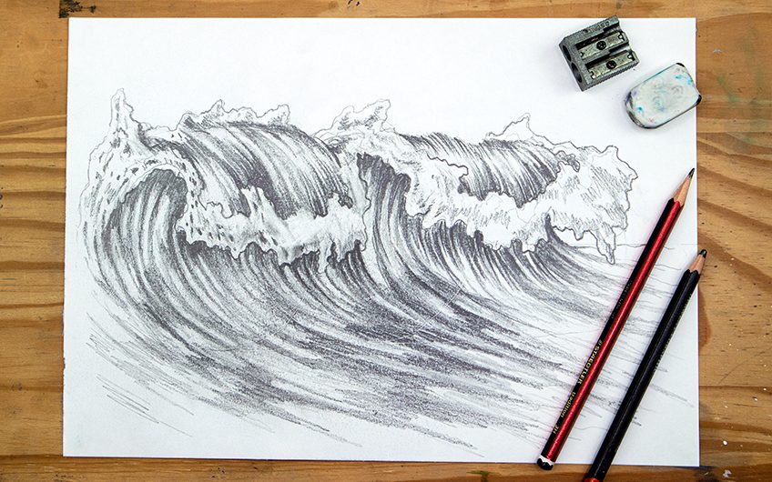 How To Draw Realistic Ocean Waves