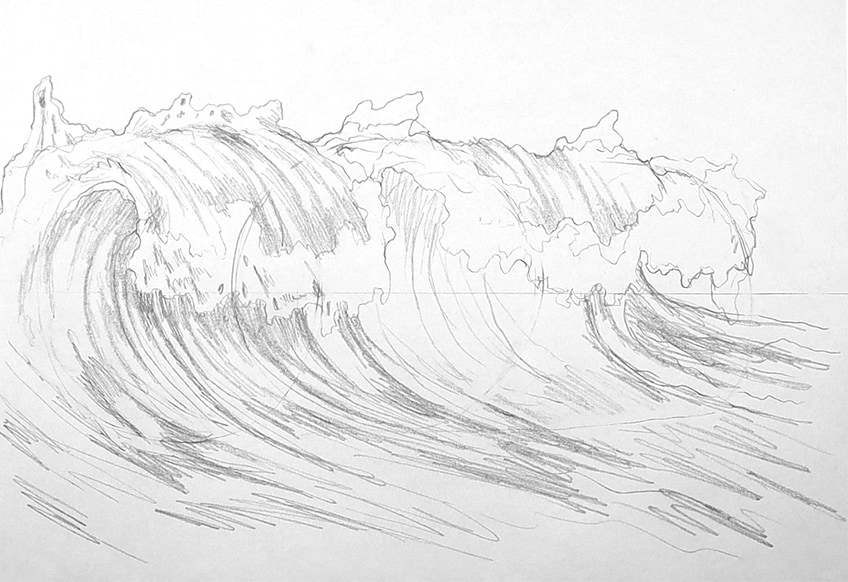 wave drawing 11