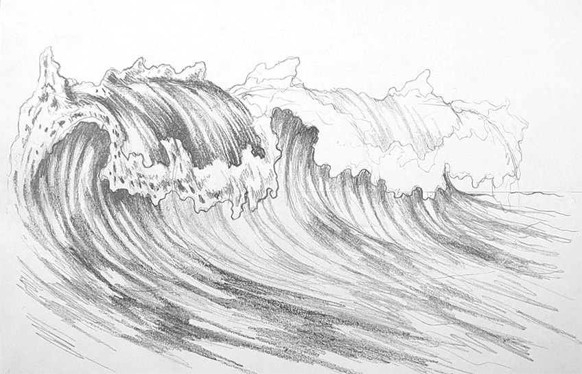 wave drawing 18