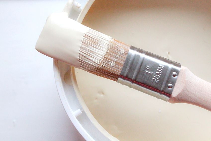Applying Gesso with Brush
