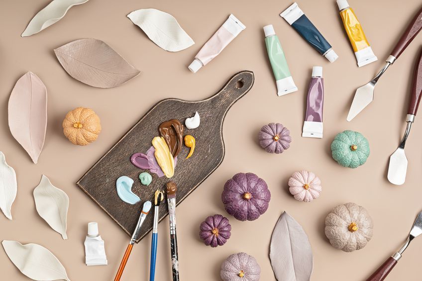 Air dry clay watercolor palette, DIY Paint Palette using Air Dry clay