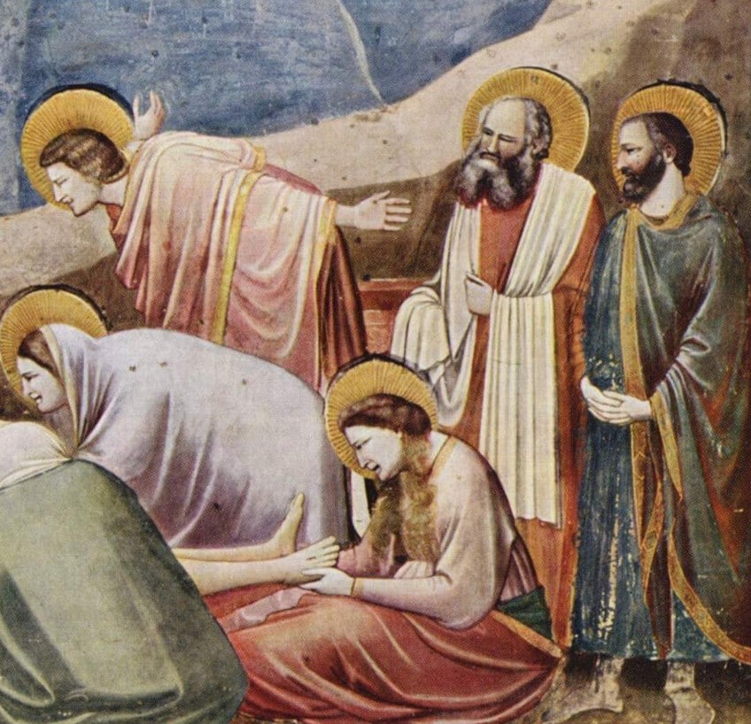 Close-Up of The Lamentation of Christ