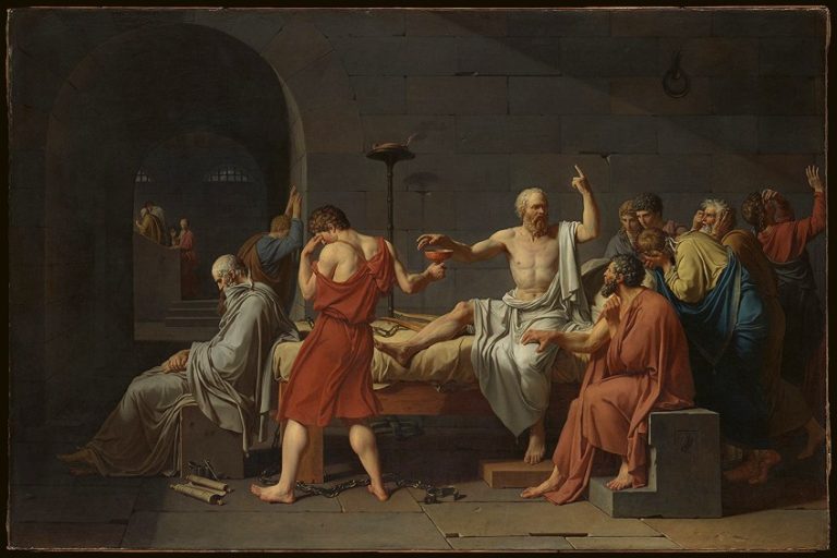 “The Death of Socrates” by Jacques-Louis David – An Analysis