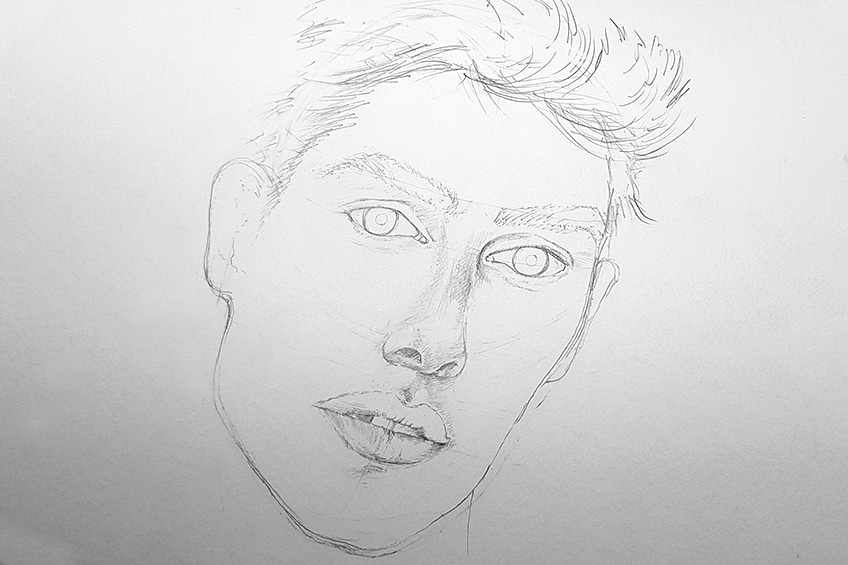 Drawing a Boy 13