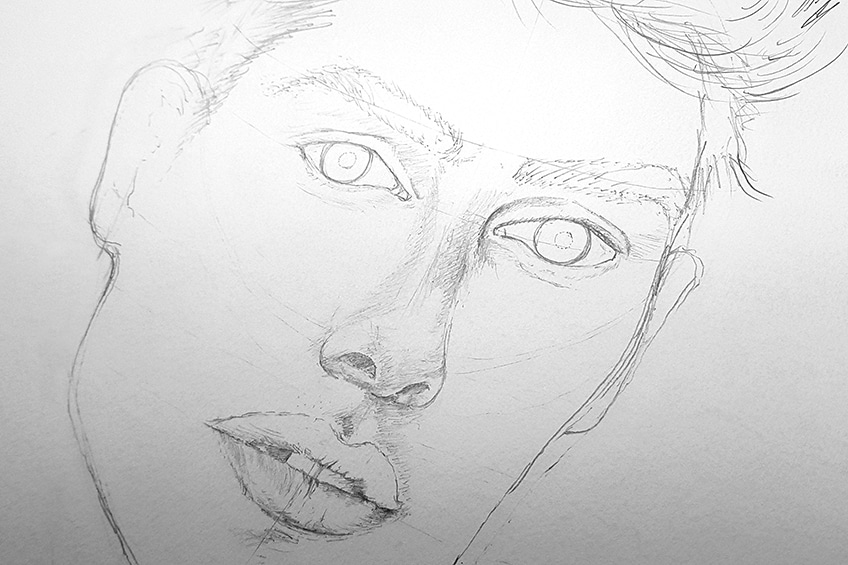 Drawing a Boy 14
