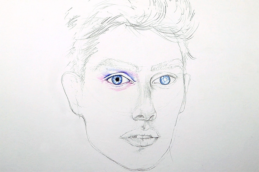 Drawing a Boy 16