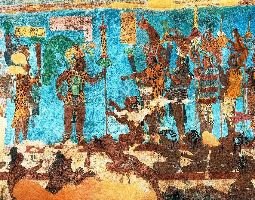 Mayan Art Murals
