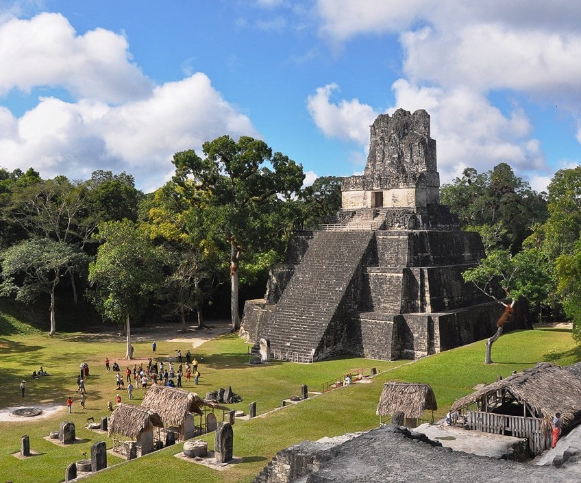 Mayan Statues in Temples