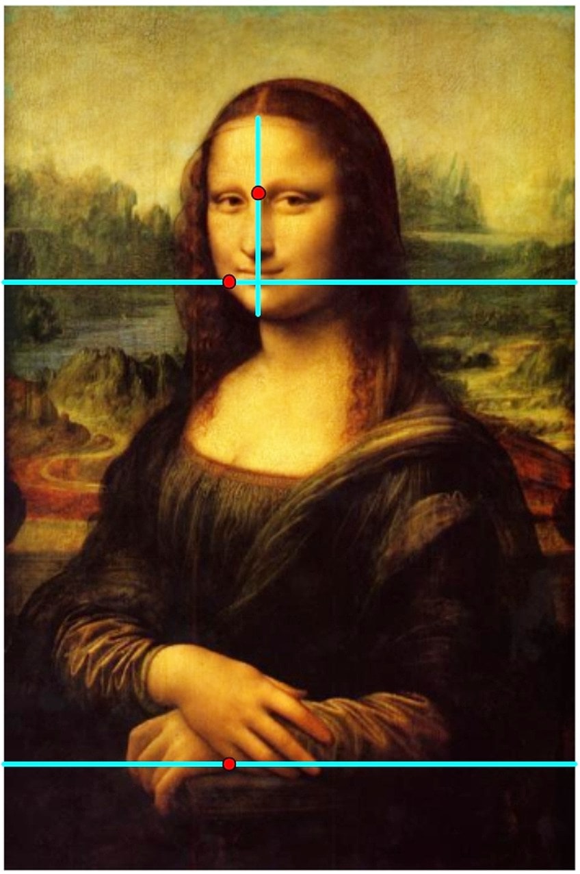 Mona Lisa Painting Line