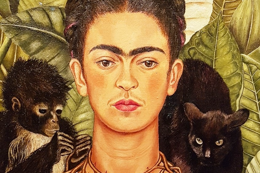 Self-Portrait With Thorn Necklace and Hummingbird by Frida Kahlo