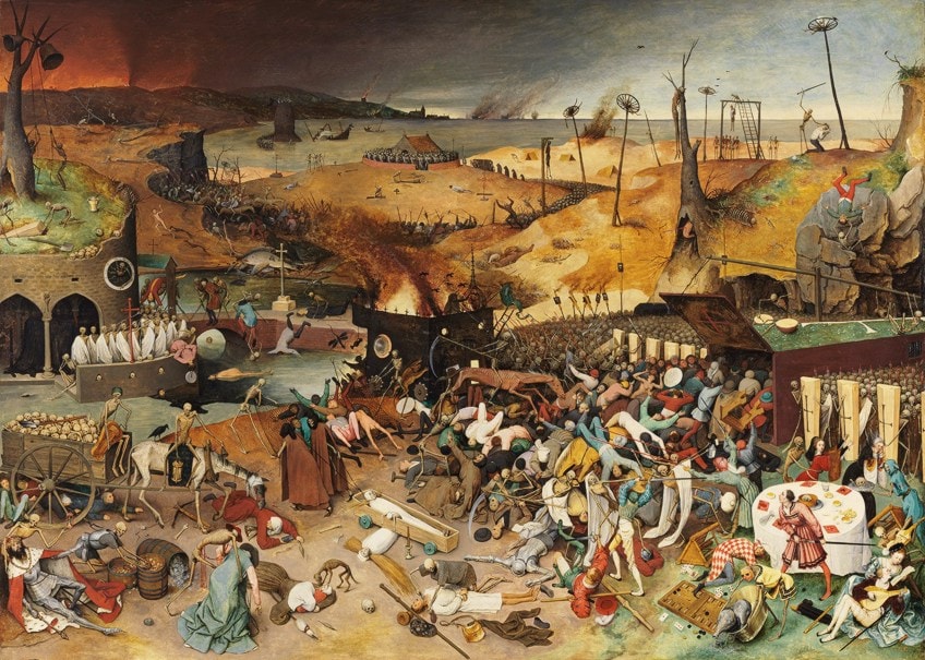 The Black Death Painting