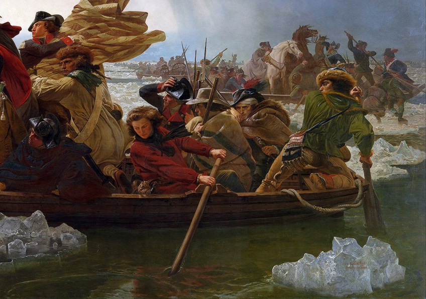 Washington Crossing the Delaware Painting Details