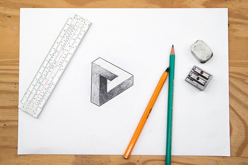 cool illusion drawings