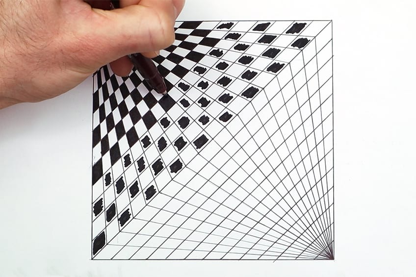illusion drawing step 44