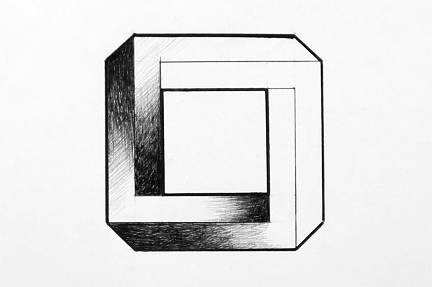 illusion drawing step 70