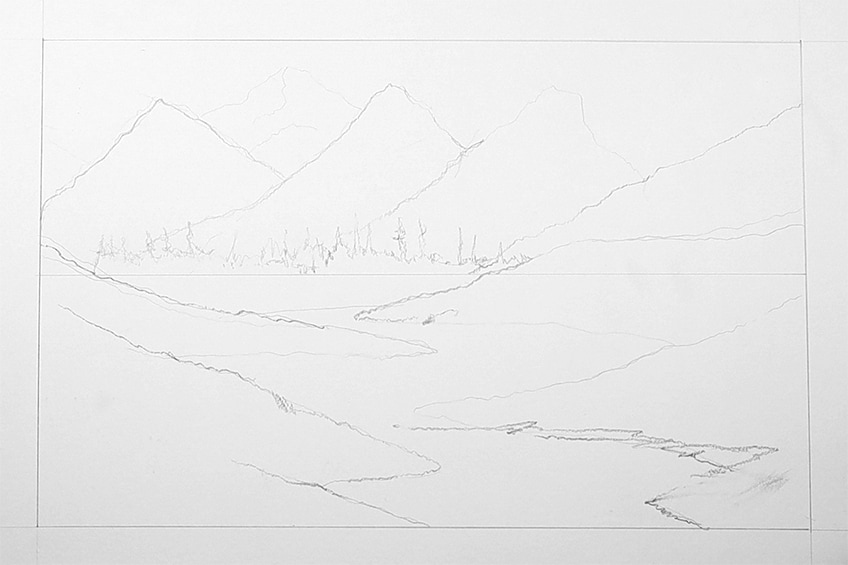 landscape drawing 02