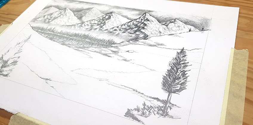 landscape drawing 23