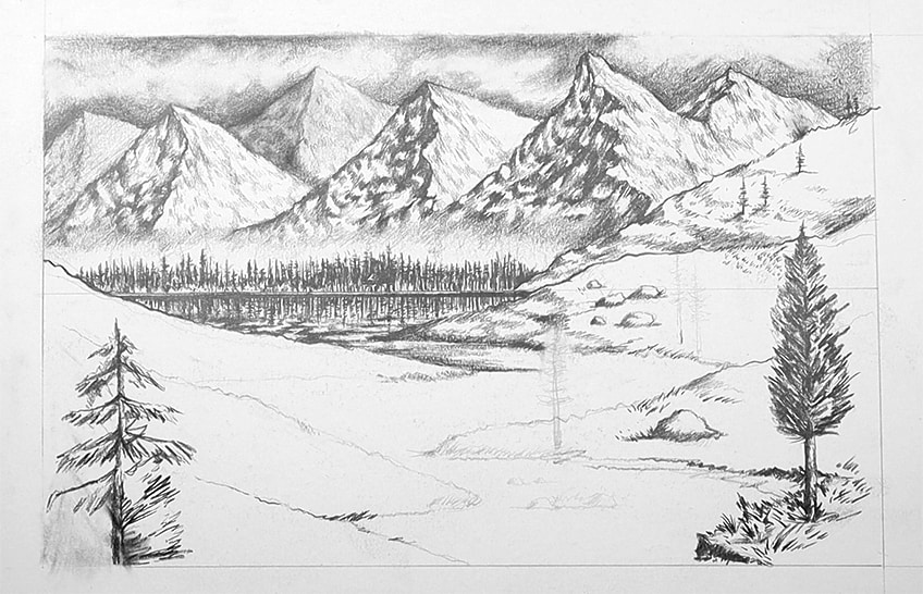 landscape drawing 25