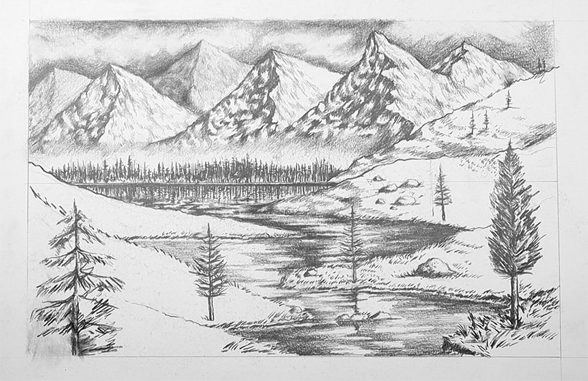 landscape drawing 31