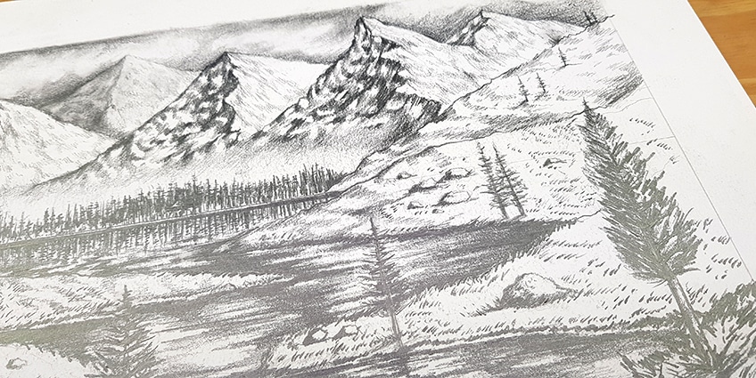 landscape drawing