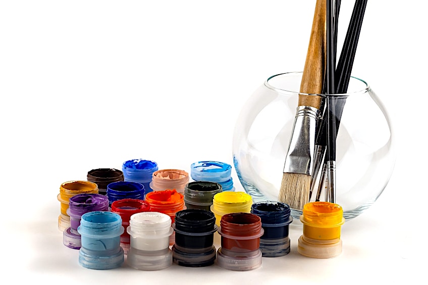 Acrylic Paint for Glass Bottles