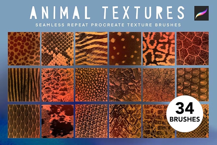Animal Hair Texture Brush