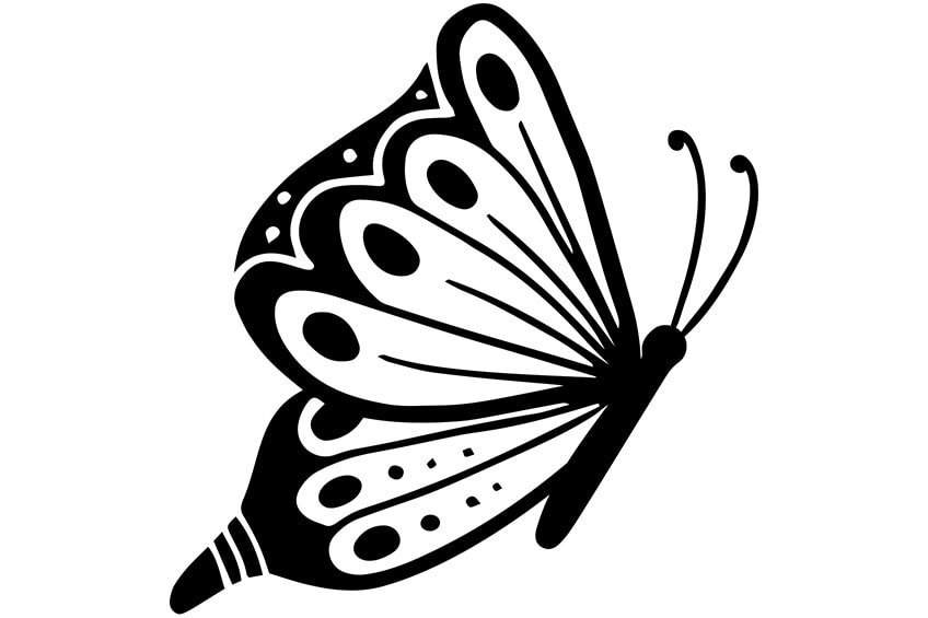Butterfly Coloring Page 3