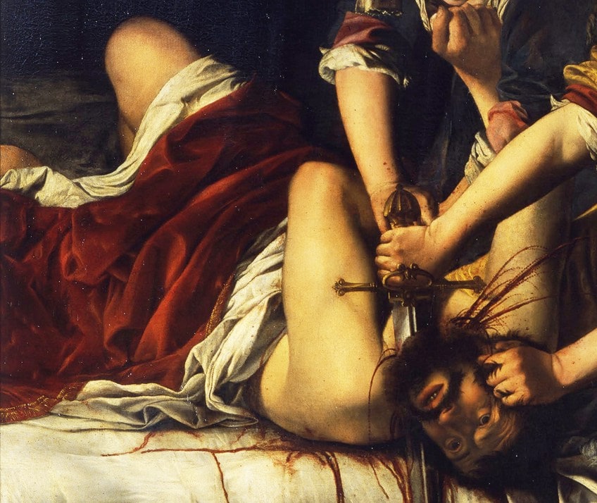 Close-Up of Judith Beheading Holofernes
