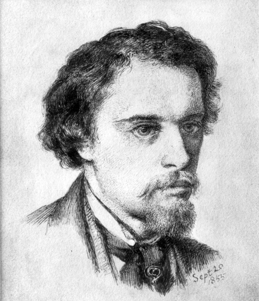 Dante Gabriel Rossetti Self-Portrait