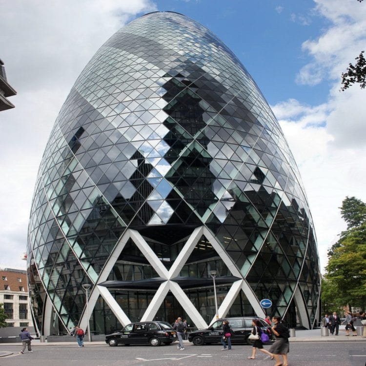 The Gherkin, London - The UK's Famous Egg-Shaped Building