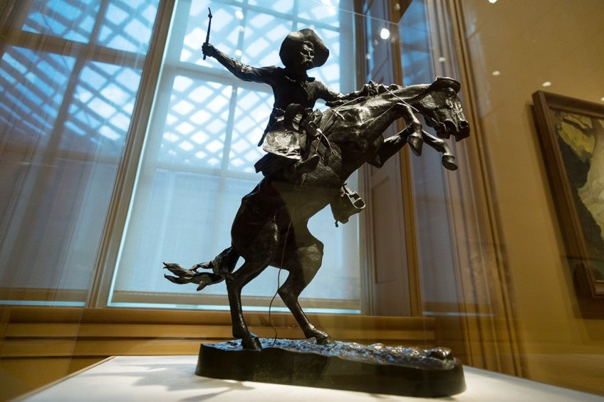 Famous Frederic Remington Bronze