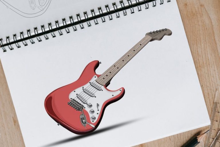 How to Draw a Guitar – Create a Realistic Drawing of a Guitar