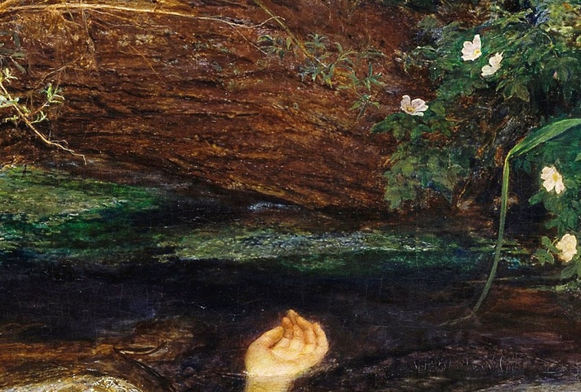 Ophelia Painting Texture