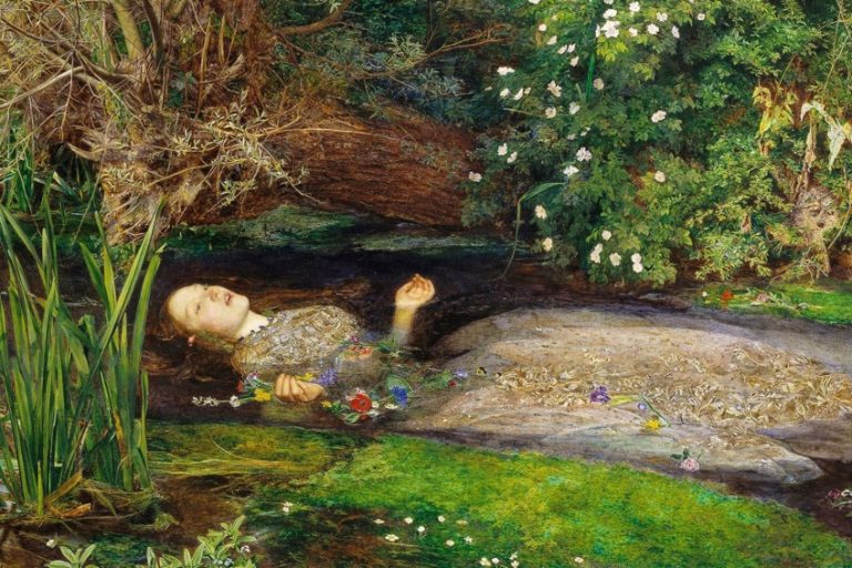 “Ophelia” by John Everett Millais – The Tragic Story of Ophelia