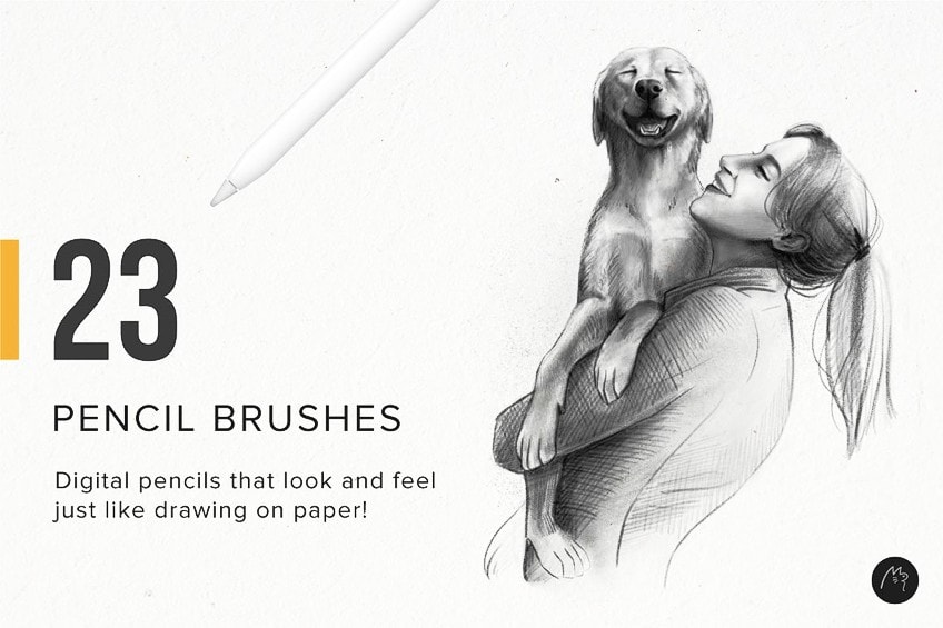 6 free sketch brushes  Free Brushes for Procreate