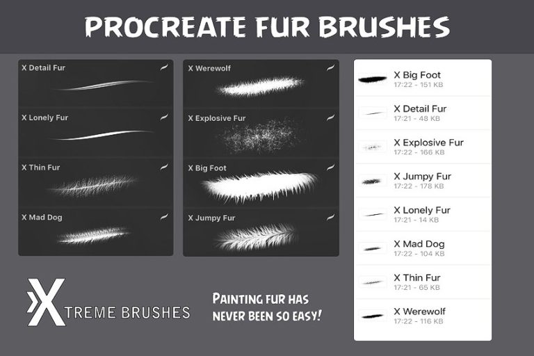 Fur Brush for Procreate The Best Fur Brushes for Procreate