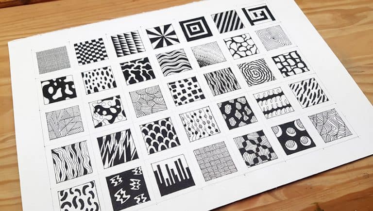Easy Patterns to Draw – 35 Pattern Ideas for Drawing