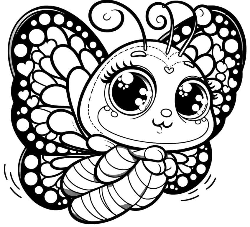 butterfly coloring sheet 36