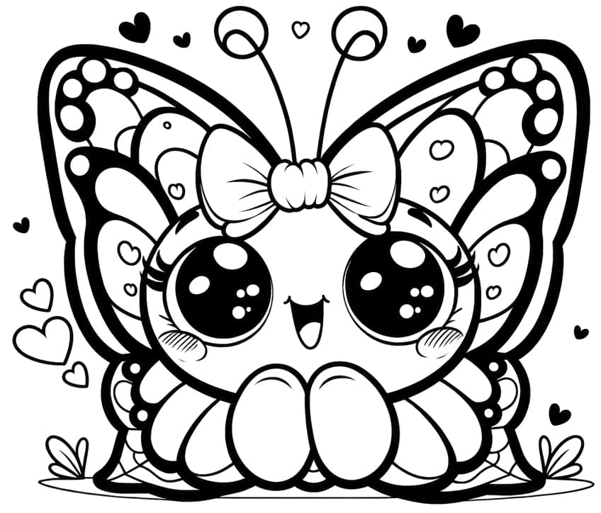 butterfly coloring sheet 46