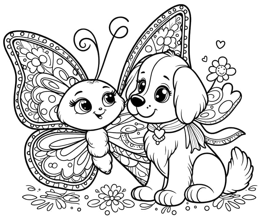 butterfly coloring sheet 50