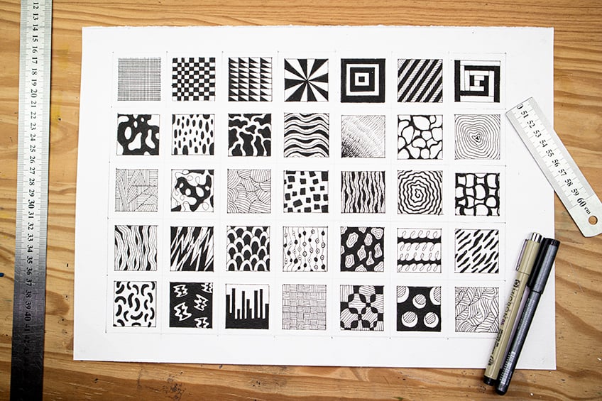 Easy Patterns to Draw 35 Pattern Ideas for Drawing