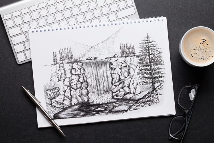 Landscape Drawing Math How to Draw Landscapes – Landscape Drawing for Beginners